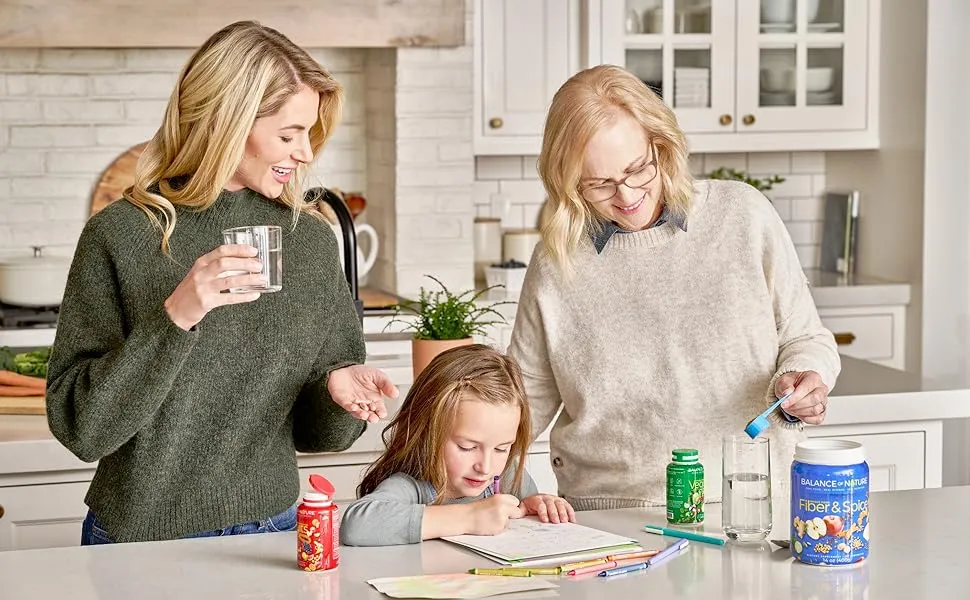 Family with Balance of Nature Products