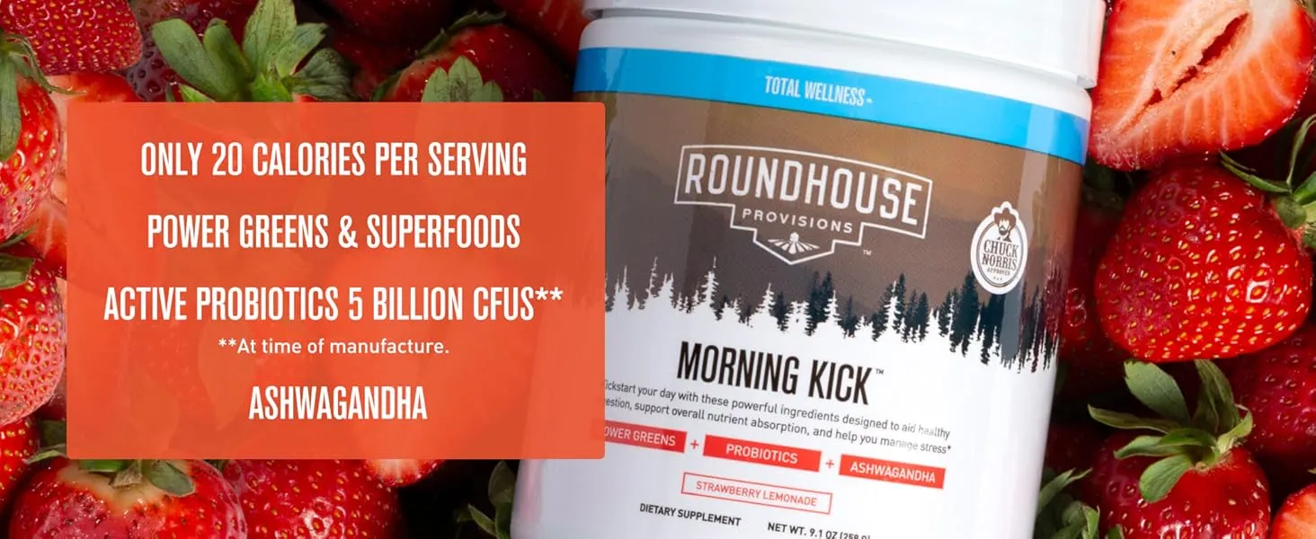 low calorie, greens, superfood, probiotics, ashwagandha