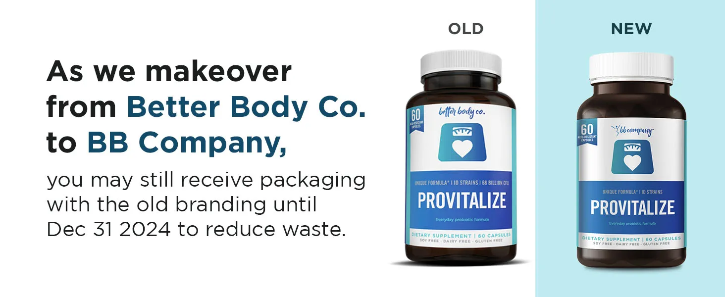 BB Company Provitalize (Formerly Better Body Co.)