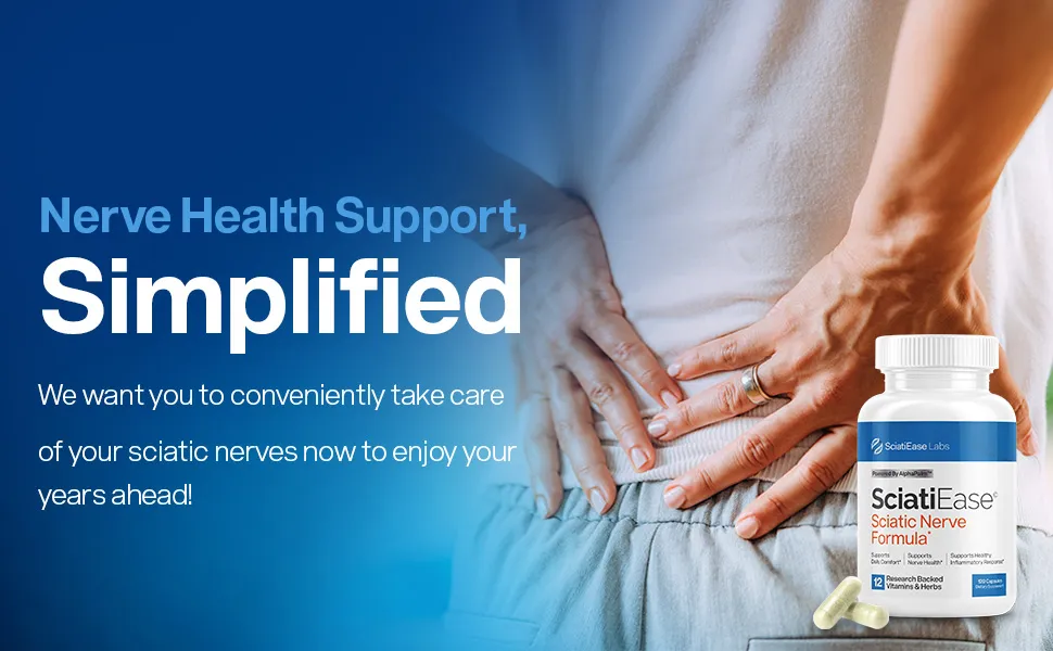 SciatiEase - 30 Day Supply - Sciatica Pain Relief - 4