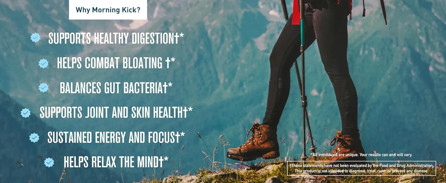 healthy digestion, bloating, gut, joint and skin health, energy, focus, relax, stress