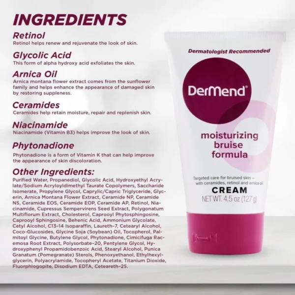 Dermend Arnica Bruise Cream with Vitamin K - Image 2
