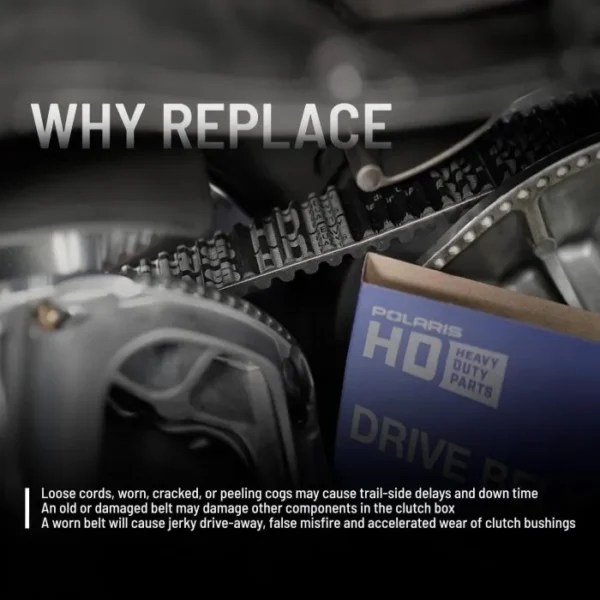 Polaris RZR Drive Belt for Specific Turbo S - Image 3