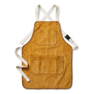 Leather Welding Bib Apron, Cow Split, 24 x 36 inch manufactured by Tritex Global Apparel, Sialkot