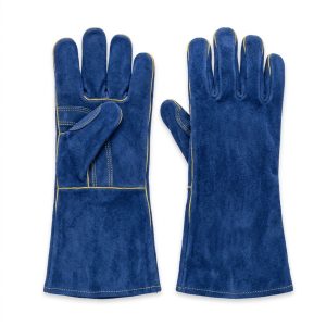 Stick Welding Gloves, Cow Split Leather, 16 inch Gauntlet manufactured by Tritex Global Apparel, Sialkot